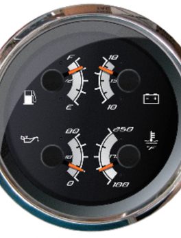 Faria Platinum 4" Multi-Function - Fuel, Oil, Volt and amp; Water Temperature