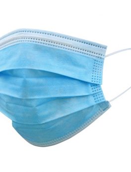 No Logo 3PLY-BULK-L07 3-Ply Disposable Face Mask 50 Pack
