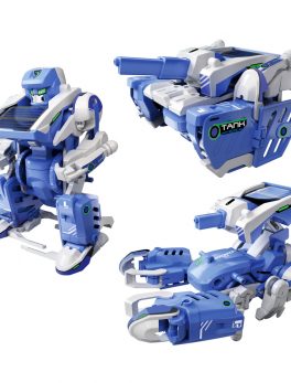 DIY 3 in 1 Solar Powered Transforming Robot