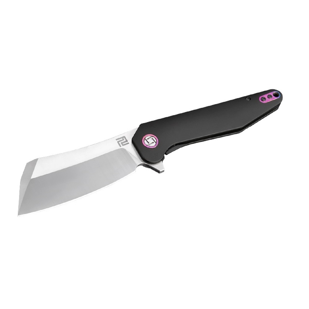 Artisan Osprey Folder 3.74 in M390 Black Titanium Handle