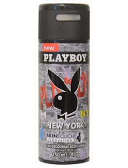 Playboy New York Deodorant Body Spray 5 Oz For Men