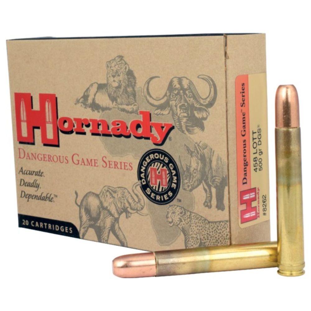 Hornady .458 Lott 500 Grain DGS-20 Count