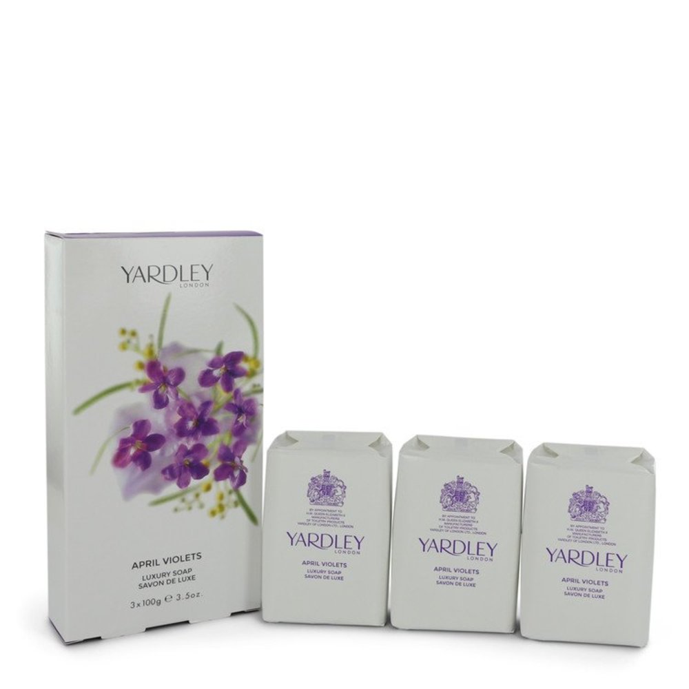 April Violets By Yardley London 3 X 3.5 Oz Soap 3.5 Oz For Women