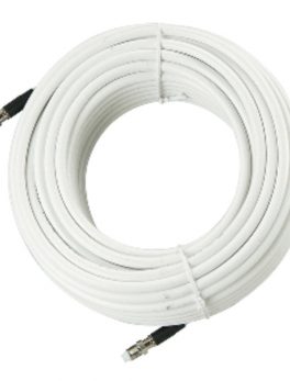 Glomex 18M - 59 and #39; RG-8X Coax f/Glomeasy VHF Antennas - White