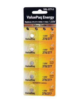 Dantona VAL-377-5 UL377 Watch Battery (5 Pack)
