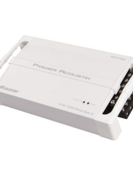 Power Acoustik MSA4-1300D Razor Series Marine-Grade 1,300 Watts Max 4-Channel Class D Amp