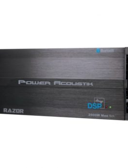 Power Acoustik RZ5-2500DSP Razor Series 2,500-Watt Max 5-Channel Class D Amp with DSP and Bluetooth