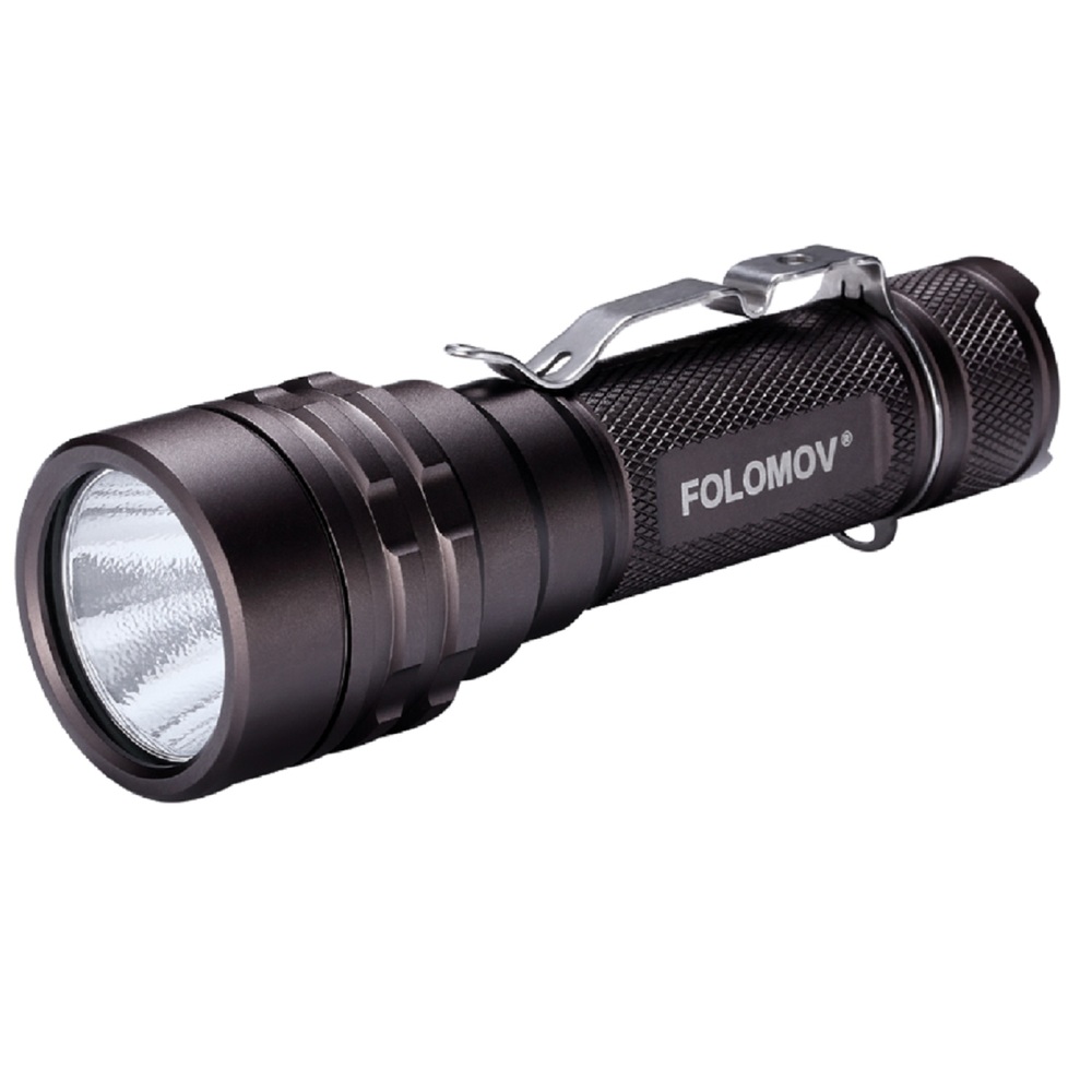 Folomov 18650L Tactical Flashlight 1600 Lumens