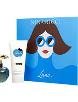 Luna Nina Ricci Edt Spray 2.7 Oz and Creamy Body Lotion 3.4 Oz For Women