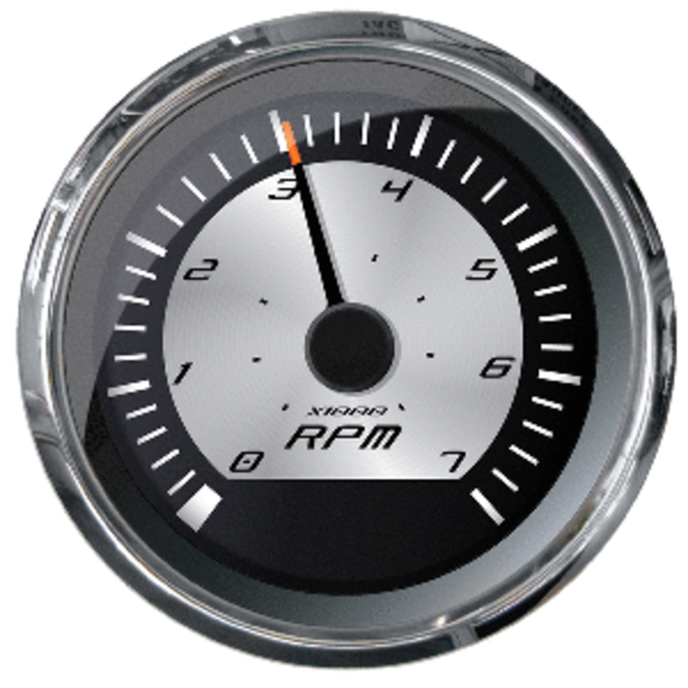 Faria Platinum 4" Tachometer - 7000 RPM (Gas - Inboard, Outboard and amp; I/O)
