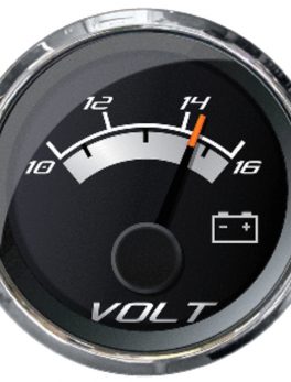 Faria Platinum 2" Voltmeter (10-16 VDC)