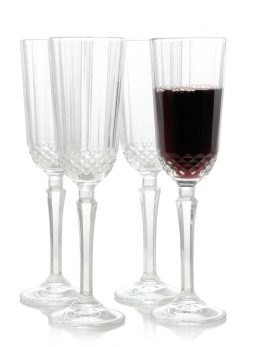 Pasabahce Diony 4 Piece 4.25 oz Flute Glass Set