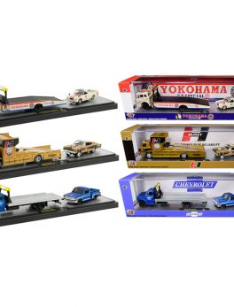 Auto Haulers Set of 3 Trucks Release 37 Limited Edition to 6000 pieces Worldwide 1/64 Diecast Models by M2 Machines 36000-37