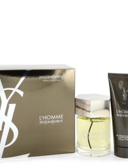 L'homme By Yves Saint Laurent Gift Set -- 3.4 Oz Eau De Toilette Spray + 3.4 Oz Shower Gel For Men
