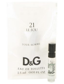 Le Fou 21 By Dolce and Gabbana Vial (sample) .05 Oz For Men