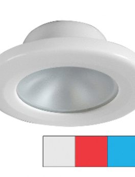 i2Systems Apeiron A3120 Screw Mount Light - Red, Cool White and Blue - White Finish