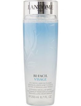 Lancome Bi Facil Visage Bi-phased Micellar Water Face Makeup Remover and Cleanser --200ml/6.7oz For Women