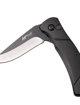 Mtech Folder 2.75 in Blade Black Anodized Aluminum Handle