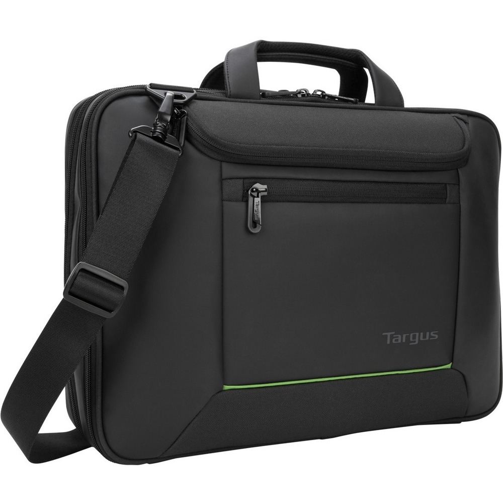 Targus Balance TBT918US Carrying Case (Briefcase) for 16 Notebook - Black - Drop Resistant Interior, Weather Resistant, Bump Resistant Interior - Fabric, Neoprene Strap - Checkpoint Friendly - Shoulder Strap, Handle, Trolley Strap - 15 Height x 16.8 Wi