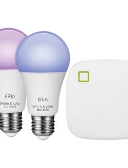 ERIA 81890 A19 Colors and White Shades Smart Light Starter Kit