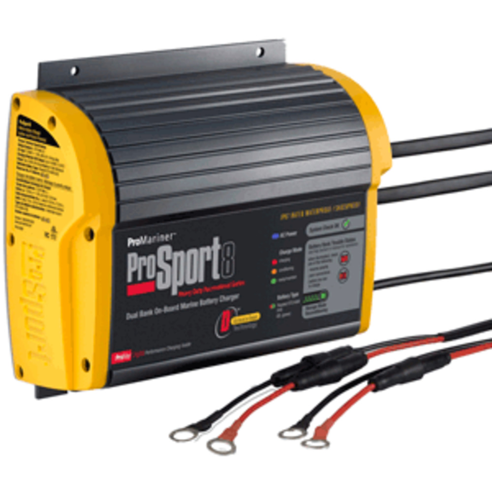 ProMariner ProSport 8 Gen 3 Heavy Duty On-Board Marine Battery Charger - 8 Amp - 2 Bank