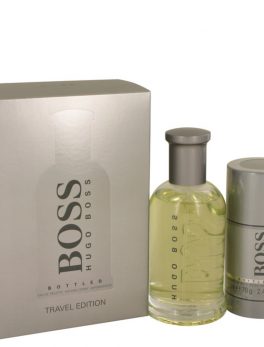 Boss No. 6 By Hugo Boss Gift Set -- 3.3 Oz Eau De Toilette Spray + 2.4 Oz Deodorant Stick For Men