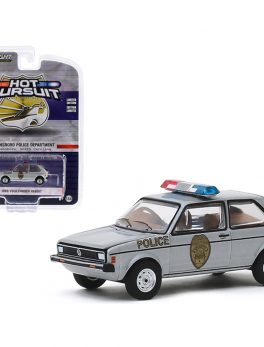 1980 Volkswagen Rabbit Silver Metallic Greensboro Police Department Greensboro (North Carolina) Hot Pursuit Series 34 1/64 Diecast Model Car by Greenlight 42910D