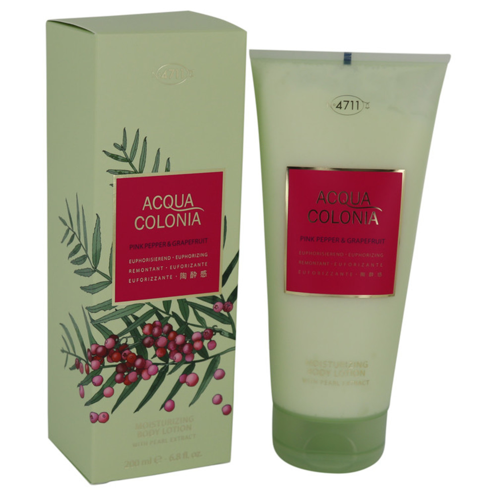 4711 Acqua Colonia Pink Pepper and Grapefruit By Maurer and Wirtz Body Lotion 6.8 Oz For Women