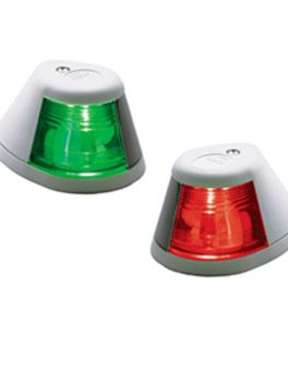 Perko 12V Side Lights - Pair - Horizontal Mount - White