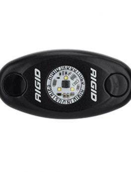 RIGID Industries A-Series Black High Power LED Light Single - Blue