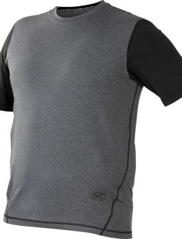 Rawlings Hurler Performance Shrt Slv Shirt Black Large