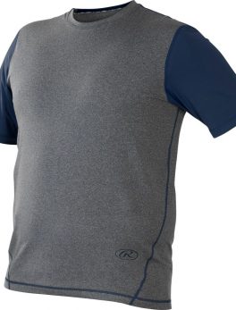 Rawlings Youth Hurler Performance S/S Shirt Navy Large