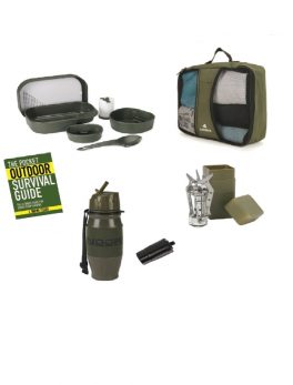 Snugpak Survival 5 Piece Camp Set in Carrying Case- Olive