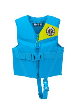Mustang Survival Rev Child Foam Vest Azure Blue 30-50 LBS