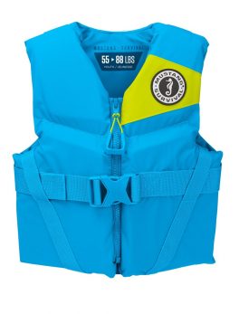 Mustang Survival Rev Youth Foam Vest Azure Blue 50-90 LBS