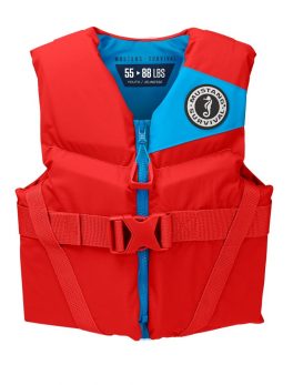 Mustang Survival Rev Youth Foam Vest Imperial Red 50-90 LBS