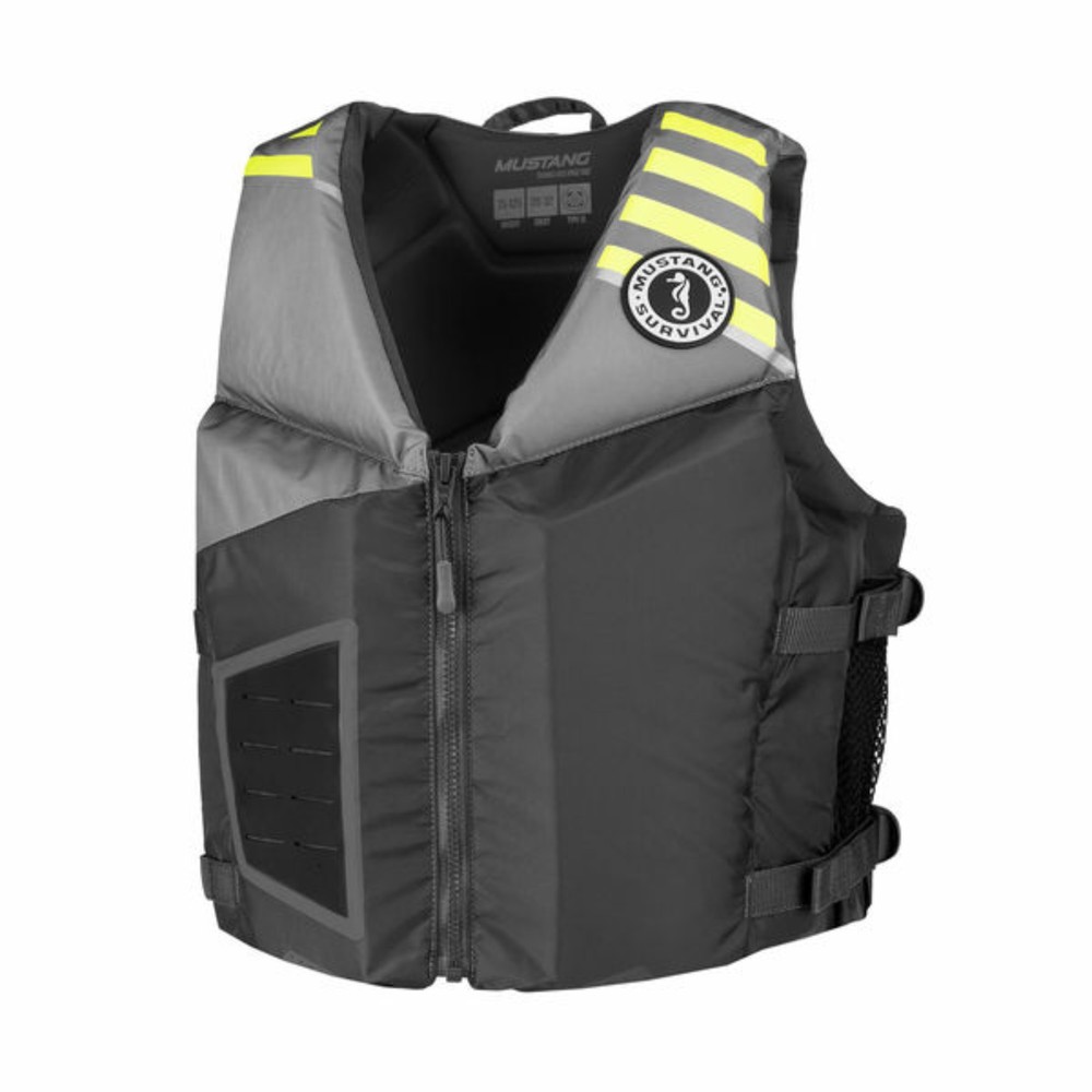 Mustang Survival Rev Young Adult Foam Vest Gray 90 Plus LBS