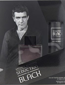 Black Seduction Edt Spray 3.4 Oz and Deodorant Spray 5.1 Oz For Men