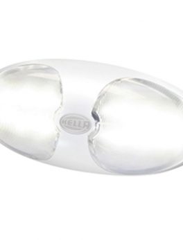Hella Marine DuraLED 12 Interior/Exterior Lamp w/Switch - White LED - White Housing