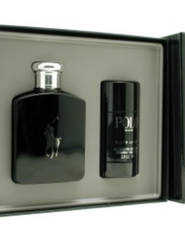 Polo Black Edt Spray 4.2 Oz and Alcohol Free Deodorant Stick 2.6 Oz For Men