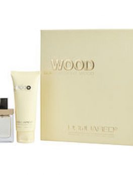 She Wood Golden Light Wood Eau De Parfum Spray 1.7 Oz and Body Lotion 3.4 Oz For Women