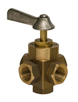 GROCO 1/2" 5-Port Tank Selector Valve