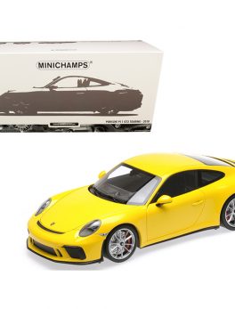 2018 Porsche 911 GT3 Touring Yellow Limited Edition to 300 pieces Worldwide 1/18 Diecast Model Car by Minichamps 110067422