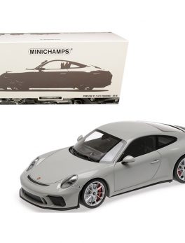 2018 Porsche 911 GT3 Touring Chalk Gray Limited Edition to 300 pieces Worldwide 1/18 Diecast Model Car by Minichamps 110067424