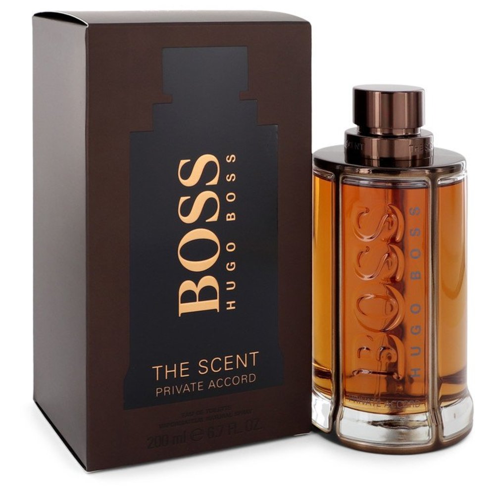 Boss The Scent Private Accord By Hugo Boss Eau De Toilette Spray 6.7 Oz For Men