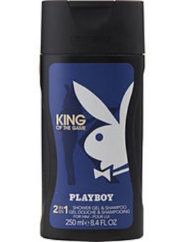Playboy King Of The Game Shower Gel and Shampoo 8.4 Oz For Men
