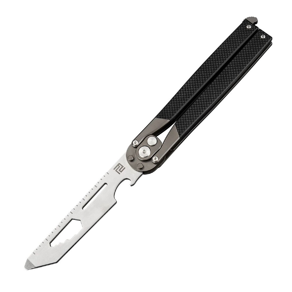 Artisan Kinetic Tool FLAT Black G10 No Blade 8CR