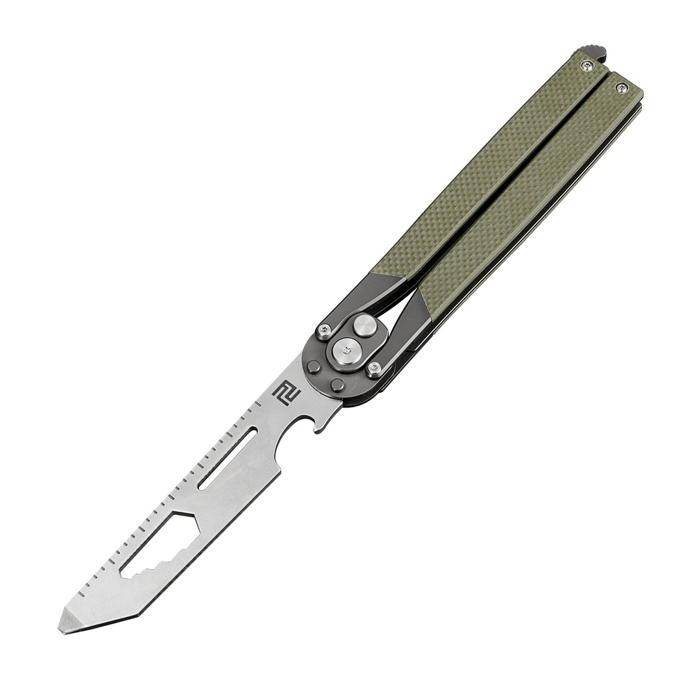Artisan Kinetic Tool Green G10 No Blade 8CR