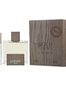 Solo Loewe Cedro Edt Spray 3.4 Oz and Edt Spray 1 Oz For Men