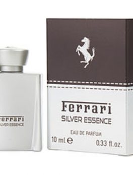 Ferrari Silver Essence Eau De Parfum .33 Oz Mini For Men